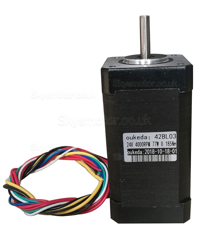 24VDC Brushless DC Motor SMCU002920 3 Phase 6.3Ncm/12.5Ncm/18.8Ncm 4000RPM BLDC Motor